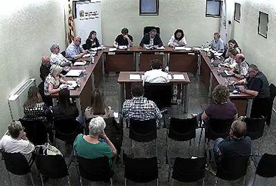 Ple ordinari municipal de Centelles del 25 de maig de 2017