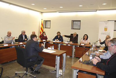 Ple extraordinari municipal de Centelles del 15 de maig de 2018