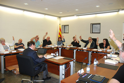 Ple ordinari municipal de Centelles del 31 de maig de 2018