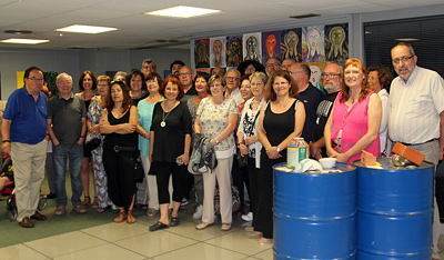 Inauguració de l’exposició SOROLL del adults dels tallers d’art