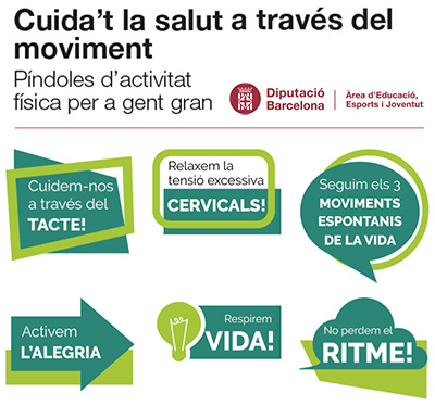“Cuida’t la salut a través del moviment”, vídeos d’activitat física adreçats a la gent gran 
