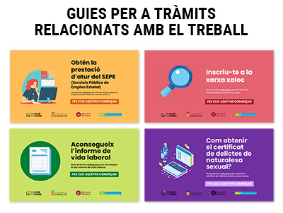 Guies per a tràmits relacionats amb el treball