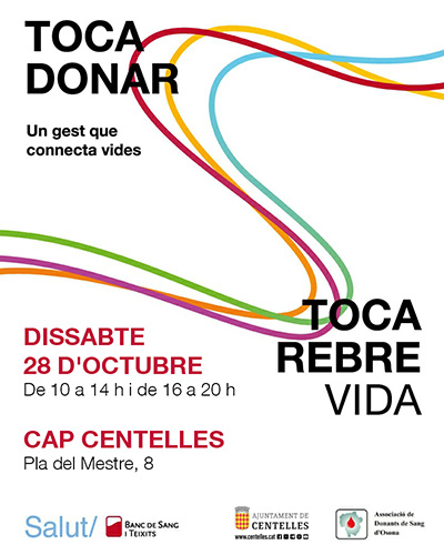 Acapte de sang, dissabte 28 d'octubre al CAP
