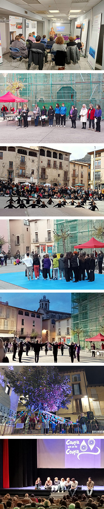 Èxit de participació en tots els actes que s'han fet aquest cap de setmana per a commemorar el 25N