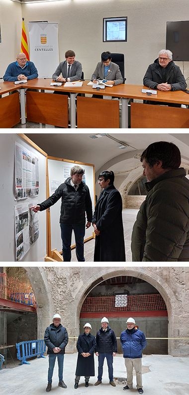 La subdelegada del Govern visita Centelles