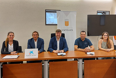 Donació de la Fundació La Caixa a la Residència Sant Gabriel