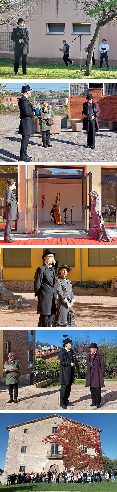 Ruta teatralitzada Ildefons Cerdà i trobada dels guanyadors Xarxa Barris Antics