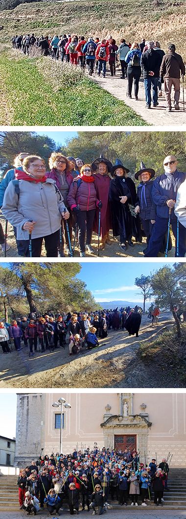 Un centenar de persones participen a la jornada del Cicle de Passejades a Centelles