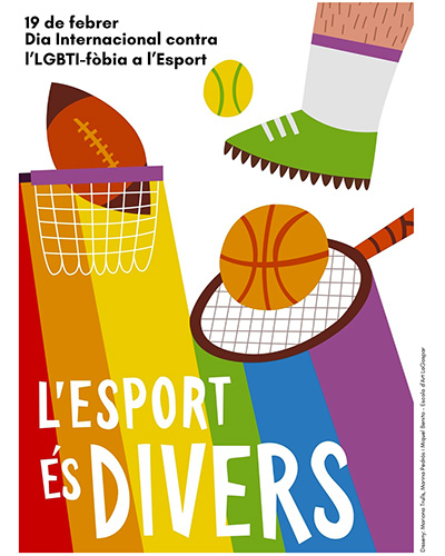 Centelles commemora el Dia contra la LGTBI+fòbia a l'esport