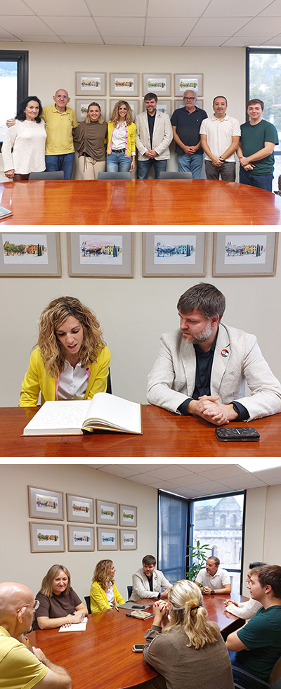 Reunió amb la delegada del Govern a la Catalunya Central