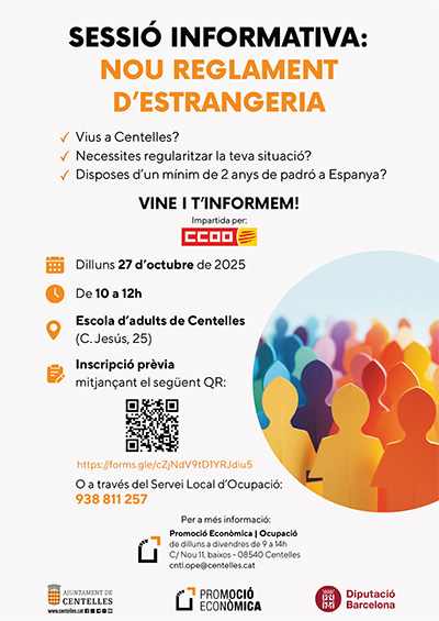 Sessió informativa: Nou Reglament d’estrangeria