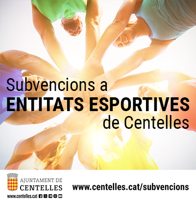 Subvencions a entitats esportives de Centelles