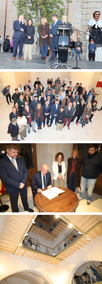 Jornada de portes obertes per inaugurar les obres de rehabilitació del Palau dels Comtes