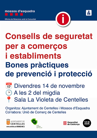 Consells de seguretat per a comerços i establiments