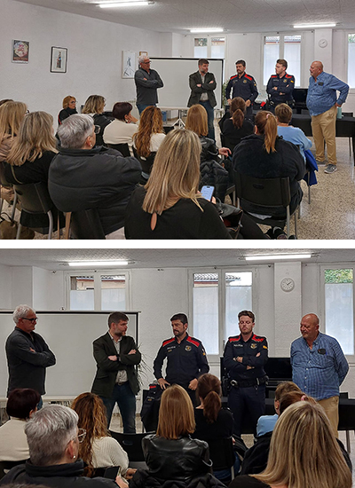 Xerrada dels Mossos a Centelles