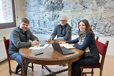 Reunió amb Elena Roca, directora d’interior a la Catalunya Central