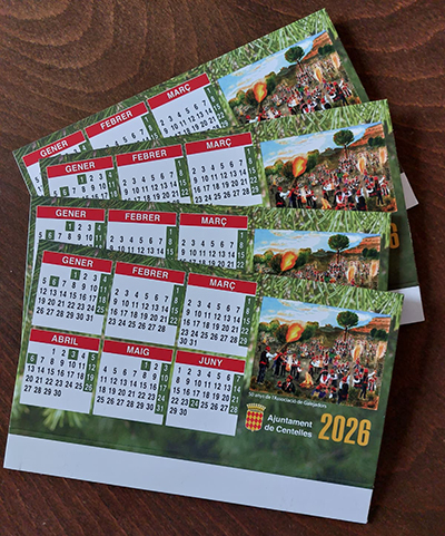 La Festa del Pi, una il·lustració de Tere Roma per als calendaris de l’Ajuntament de 2026