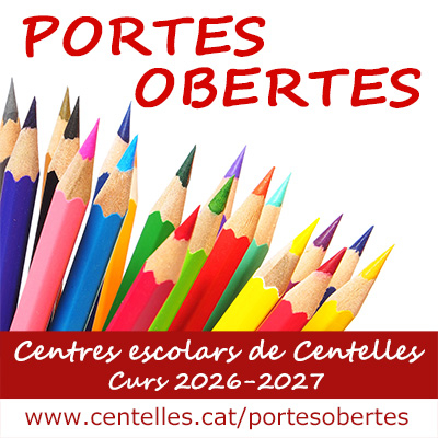 Portes obertes als centres escolars, curs 2026-2027
