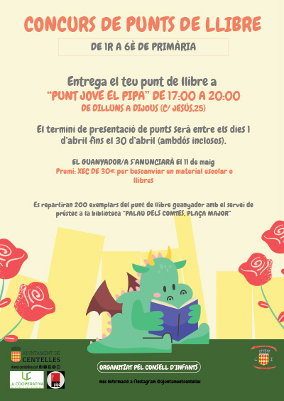 II Concurs infantil de punts de llibre