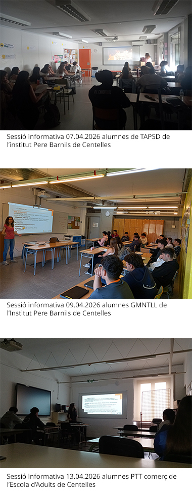 Orientació laboral per a joves amb mirada posada a la fira Girafeina