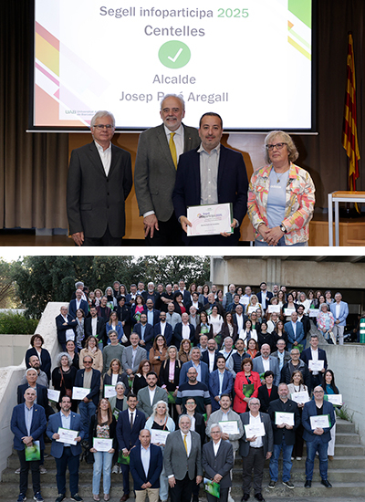 La web municipal de l’Ajuntament de Centelles revalida el segell Infoparticipa 2025