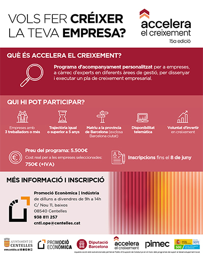 15a edició Accelera el creixement