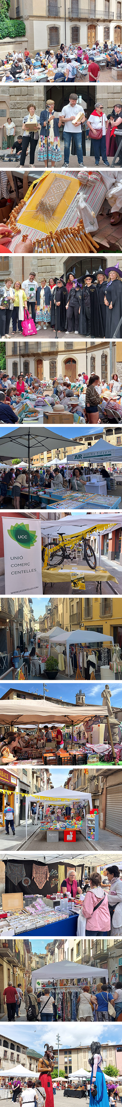 Botiga al carrer i trobada de puntaires