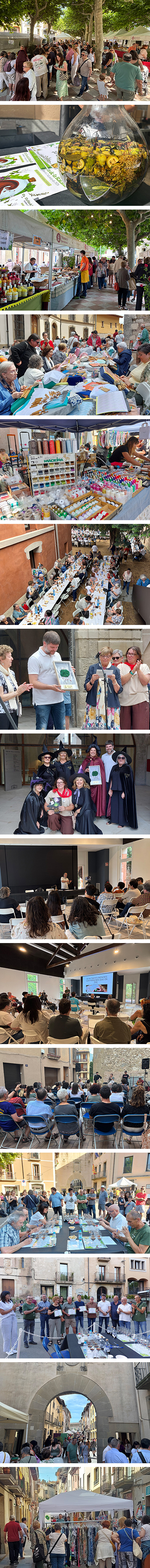 Èxit de visitants a la 17a Fira de la Ratafia, compartint jornada amb la Trobada de Puntaires i la Botiga al Carrer