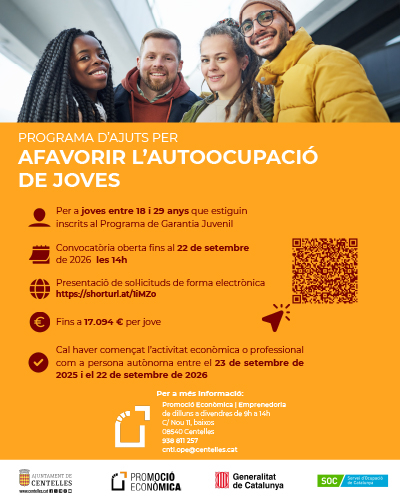 Ajuts d'autoocupació per a joves