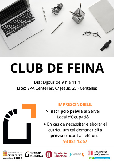 Restabliment del Servei del Club de Feina