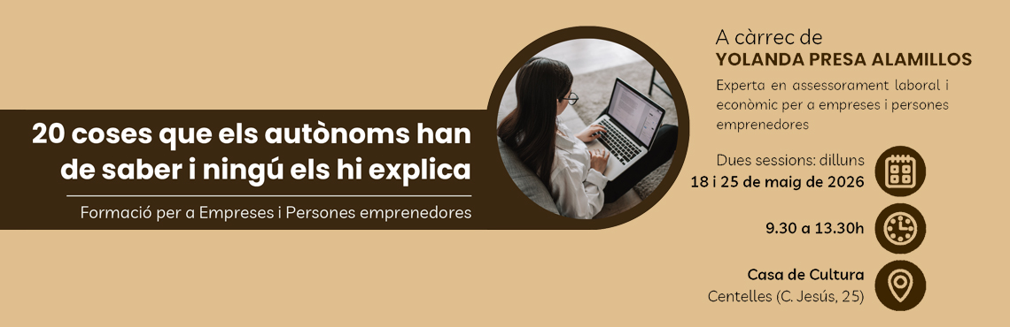 Formació per a autònoms