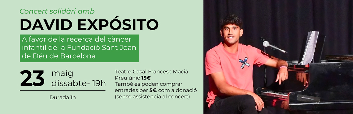 Concert solidari amb David Expósito