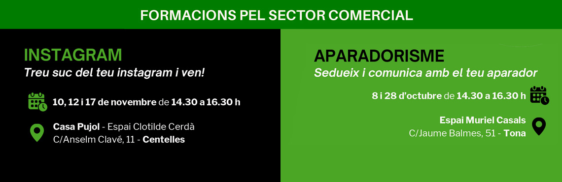 Formacions comerç