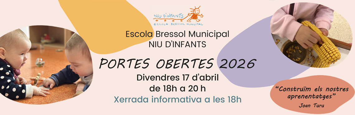 Portes obertes Escola Bressol